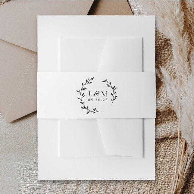 Cintas Para Invitaciones Boda Corona de Laurel (Subido por el creador)