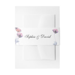 Cintas Para Invitaciones Boda de amapola morado