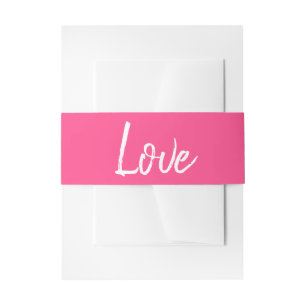 Cintas Para Invitaciones Boda de Amor Rosa Regalo de Despedida de Soltera M