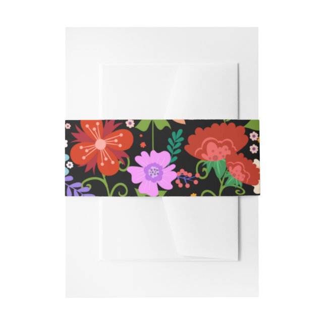 Cintas Para Invitaciones Boda de Arte Popular Mexicano (Anverso Ejemplo)