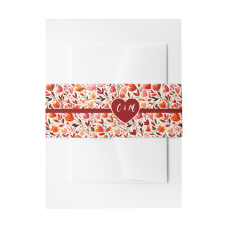 Cintas Para Invitaciones Boda de Blooms de Sentido