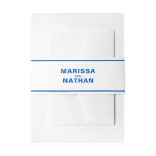 Cintas Para Invitaciones Boda de Blue Drake Together