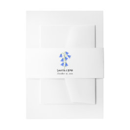 Cintas Para Invitaciones Boda de Bluebells