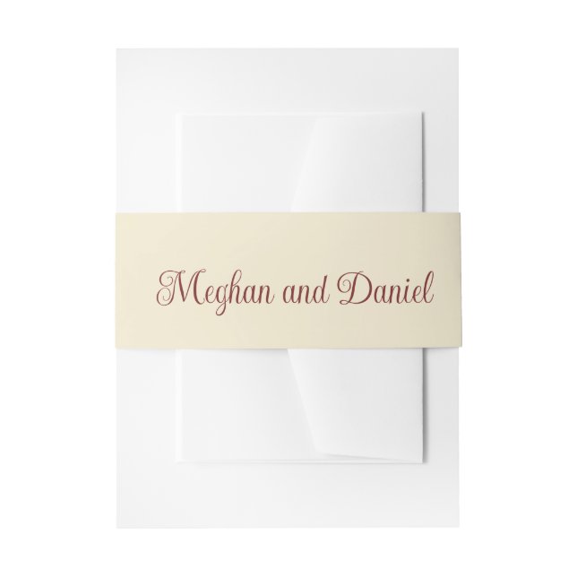 Cintas Para Invitaciones Boda de calabaza floral de otoño (Anverso Ejemplo)