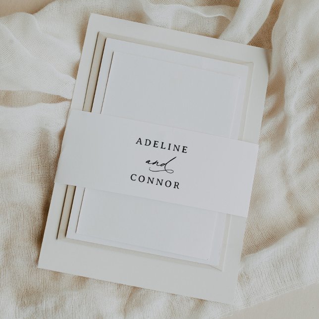 Cintas Para Invitaciones Boda de caligrafía moderna (Subido por el creador)