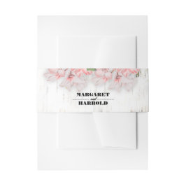 Cintas Para Invitaciones Boda de campo Rústica de Birch Bark