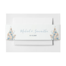 Boda de campos de campo azul en polvo