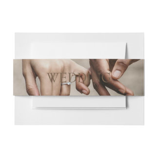 Cintas Para Invitaciones boda de collage de fotos minimalista