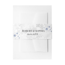 Boda de copo de nieve de invierno