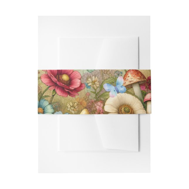 Cintas Para Invitaciones Boda de cosecha básica de cosecha (Anverso Ejemplo)