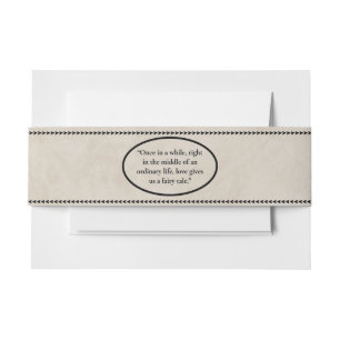 Cintas Para Invitaciones Boda de cuento de hadas