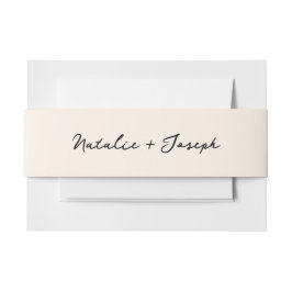 Cintas Para Invitaciones Boda de diversión retro manuscrito negro ilustrado