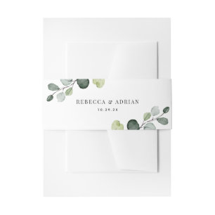 Cintas Para Invitaciones Boda de ecología de Eucalyptus