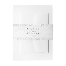 Cintas Para Invitaciones Boda de encaje blanco vintage