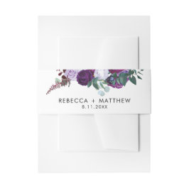 Cintas Para Invitaciones Boda de escritura de acuarela floral