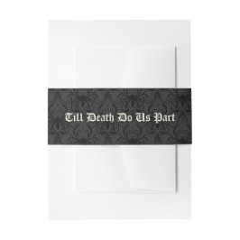 Cintas Para Invitaciones Boda de Esqueletos Elegantes
