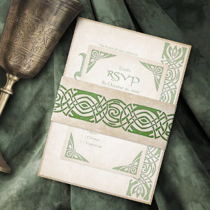 Cintas Para Invitaciones Boda de Fantasía de Viking Celtic