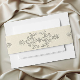 Cintas Para Invitaciones Boda de fantasía medieval vintage negro grabado
