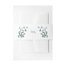Cintas Para Invitaciones Boda de flores coloridas y caprichosas