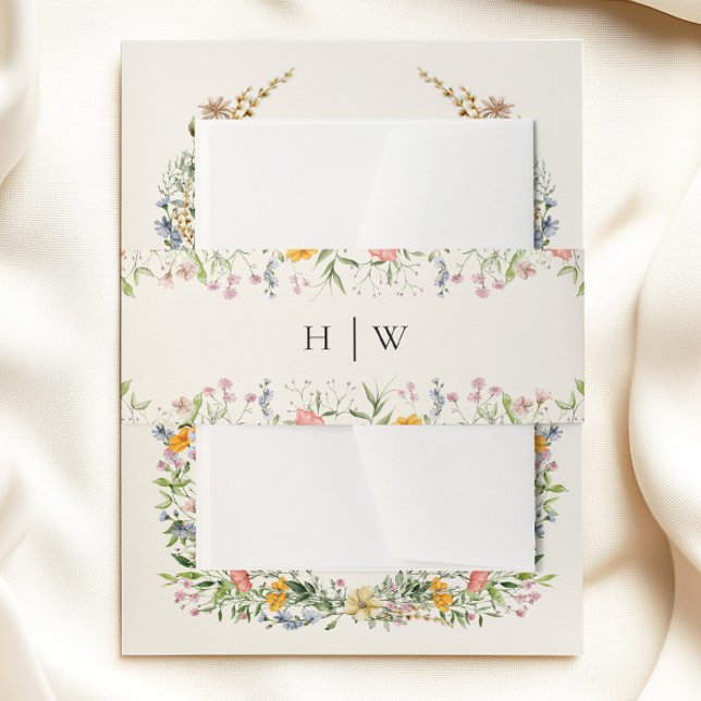 Cintas Para Invitaciones Boda de flores silvestres (Subido por el creador)