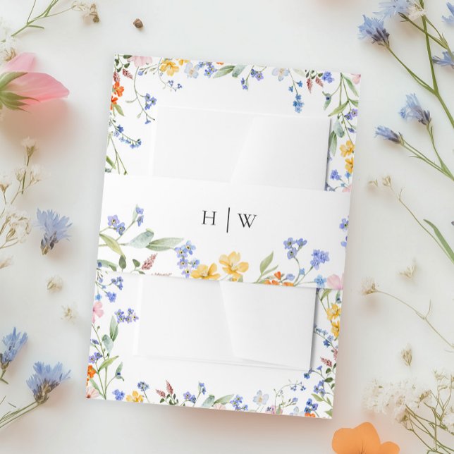 Cintas Para Invitaciones Boda de flores silvestres (Subido por el creador)