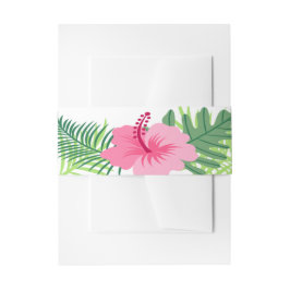Cintas Para Invitaciones Boda de Flores Tropicales Florales Coloridas