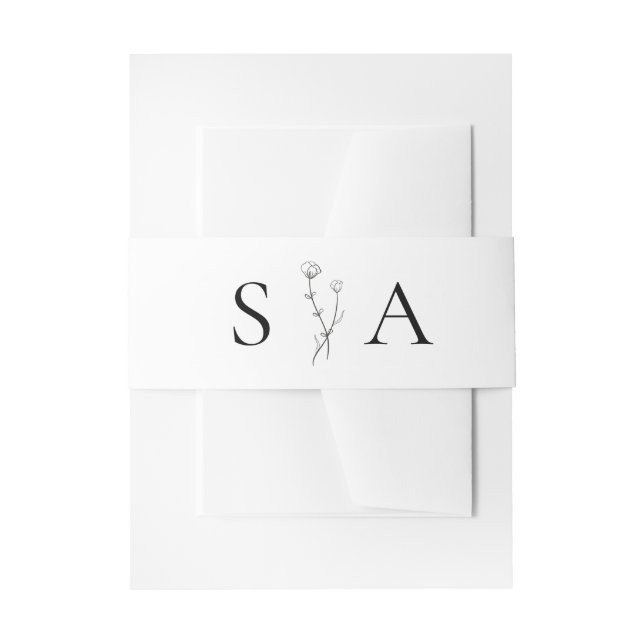 Cintas Para Invitaciones Boda de Garden Bee (Anverso Ejemplo)