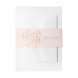 Cintas Para Invitaciones Boda De Guiones Moderno Y Simple Siempre Y Siempre