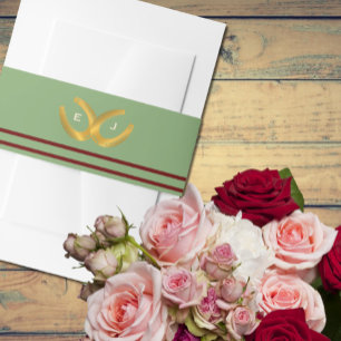 Cintas Para Invitaciones Boda de herradura occidental