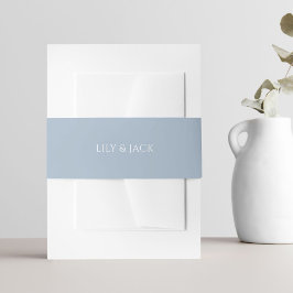 Cintas Para Invitaciones Boda de hidrangea azul y blanca de moda