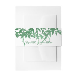 Cintas Para Invitaciones Boda de hojas botánicas rusas