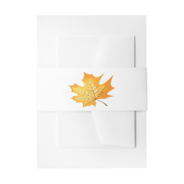 Cintas Para Invitaciones Boda de hojas de Naranja rústico - Rústico, otoño,