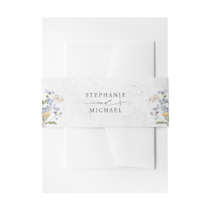 Cintas Para Invitaciones Boda de jardín de flores silvestres de primavera c
