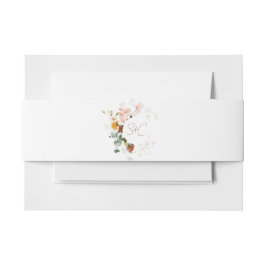 Cintas Para Invitaciones Boda de jardín floral de flores silvestres boho rú