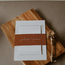 Cintas Para Invitaciones Boda De La Banda De Invitación