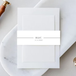 Cintas Para Invitaciones Boda De La Banda De Invitación