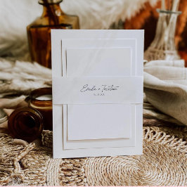 Cintas Para Invitaciones Boda De La Banda De Invitación