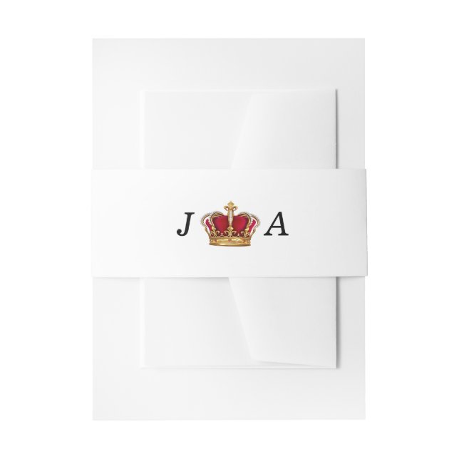 Cintas Para Invitaciones Boda De La Banda De Invitación (Anverso Ejemplo)