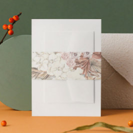 Cintas Para Invitaciones Boda de la jungla tropical de pampas