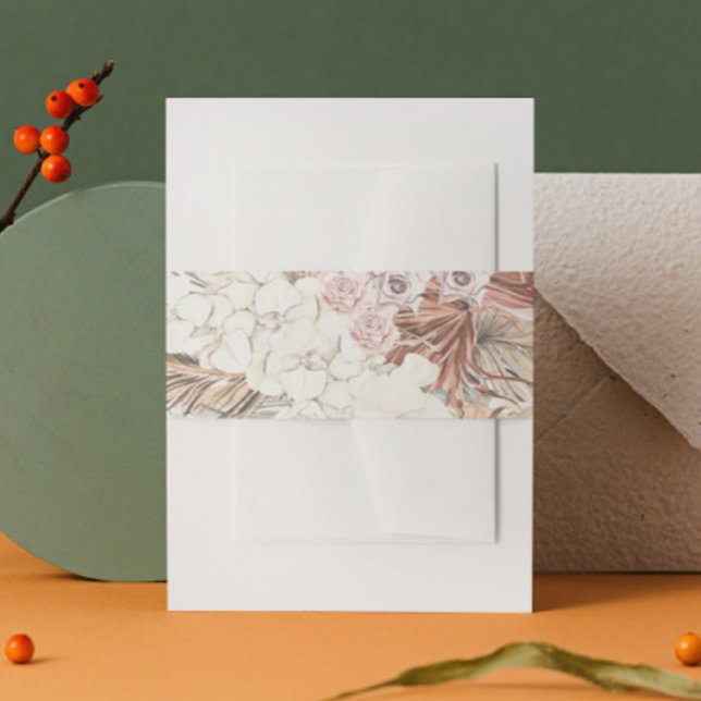 Cintas Para Invitaciones Boda de la jungla tropical de pampas (Subido por el creador)