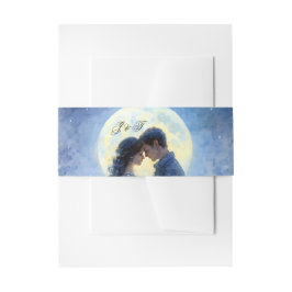 Cintas Para Invitaciones Boda de la luna Celestial Love Night Sky Theme