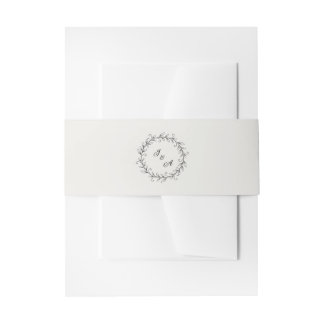 Cintas Para Invitaciones Boda de la Vid Esmeralda