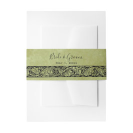 Cintas Para Invitaciones Boda de la Vintage, Flor Victoriana