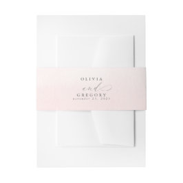 Cintas Para Invitaciones Boda de lavado de color rosa pastel suave