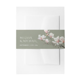 Cintas Para Invitaciones Boda de Magnolia de Bellas Artes 