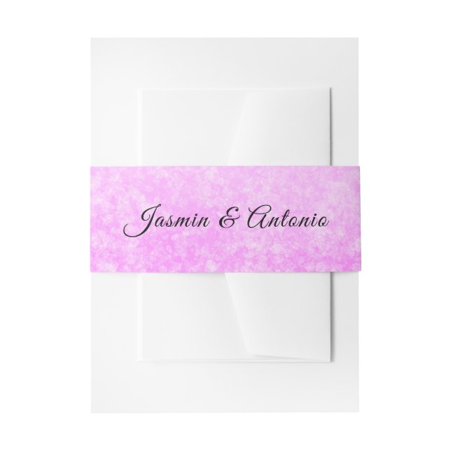 Cintas Para Invitaciones Boda de monograma (Anverso Ejemplo)