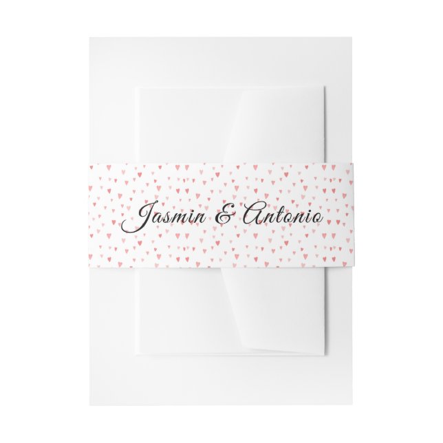 Cintas Para Invitaciones Boda de monograma (Anverso Ejemplo)