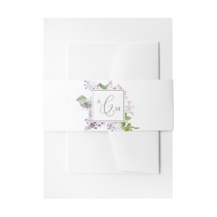 Cintas Para Invitaciones Boda de monograma de lámina rusa