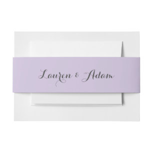 Cintas Para Invitaciones Boda de nombres de parejas puras simples