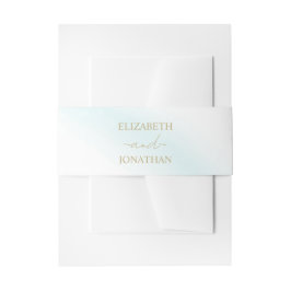 Cintas Para Invitaciones Boda de ola de color azul